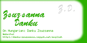 zsuzsanna danku business card